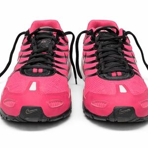 Nike Women's Vibrant Pink and Black Athletic Shoes